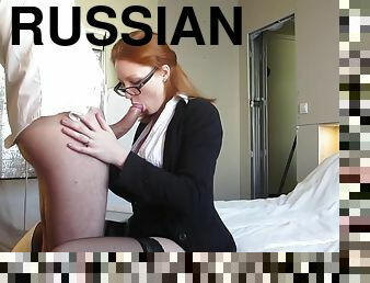 Cutiegingerrussian - Russian Secretary Deeply Fucked Wh