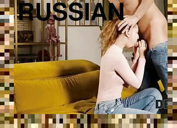 Russian cutie lets the collector fuck her pussy for debt
