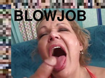 Sexy and hot old women enjoy taking hard dicks in mouth and perform amazing blowjobs