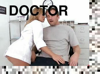 Big tits doctor anal and cumshot