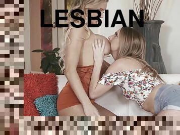Supreme lesbian oral fun between a teen and her superb mom