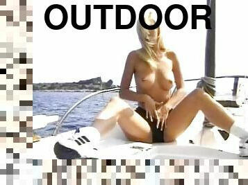 Blonde babe on boat fucked in the cunt