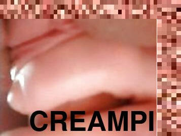 Fucking creampie that pussy