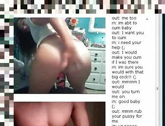 Chatroulette masturbating couple