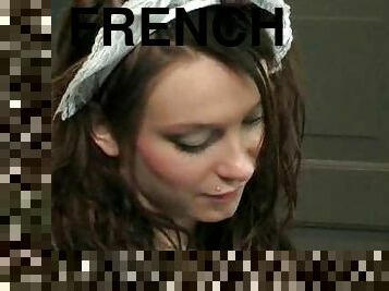 French maid fucked is super hot and fucking hard