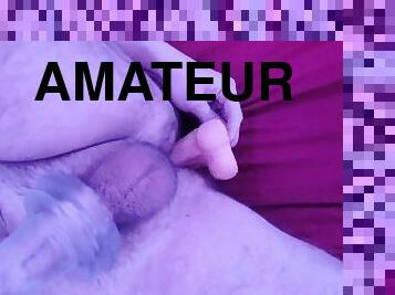 I fuck my ass and cum on my feet!  AMATEUR GAY SOLO