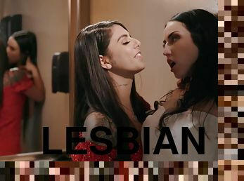 Charming Gina Valentina lesbian horny sex scene