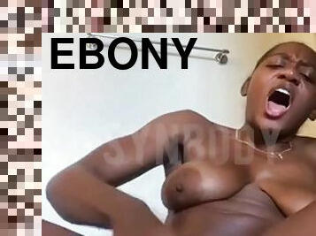 Ebony Riding Dildo