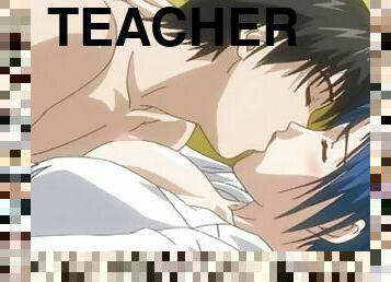Teacher gives Nakadashi an anal creampie - Uncensored Hentai