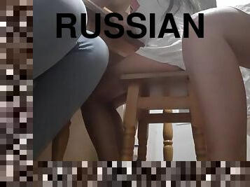 ruso, amateur, babes, lesbiana, bajo-la-falda, sucio, cocina, europeo, euro, morena