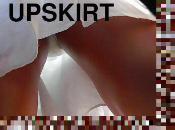 Sexy video of upskirt session