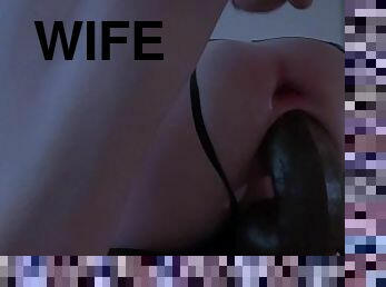 strong POV DP for my wife, she loves it so much, all internal, creampie, amateur, verified couple