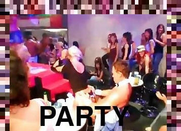 Naughty party girls fucked hardcore