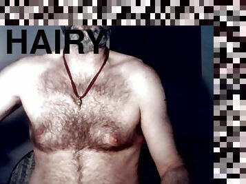 Hairy Tony Bear load wank jerking cum