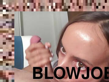 My Selfie Vlog Ep.1 I Came To Give Him A Blowjob While He Works P2