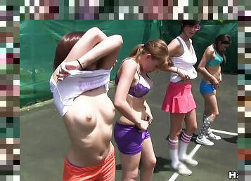 Tennis Lessons Turns Into A Luscious Lesbian Fun Fest