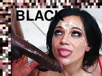 Black man fucks wet pussy and juicy ass of curvy model Mona Azar