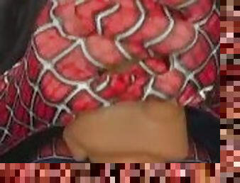Spider-Man masturbation - OF handcuffdaddy
