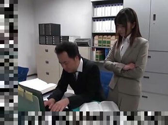 Asian office girl Ayu Sakurai has a blast with a doting lover
