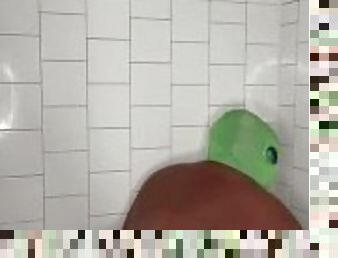 Alien Bae taking a shower