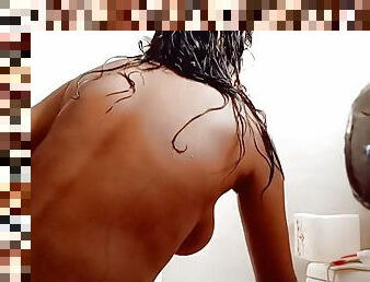 mandi, vagina-pussy, pelajar-perempuan, kurus, remaja, hindu, dad-girl, akademi, ketat, mandi-shower