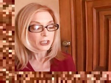 Nina Hartley has her face fucked brutally by coal Charlie Macc