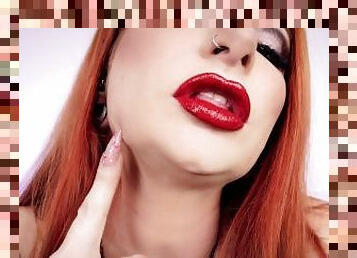 Deep Red Lips JOI Free Preview