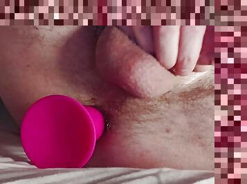 Ejaculation with toy in my ass