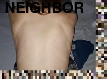 A quick fuck with my neighbor, who likes how I give him my cock