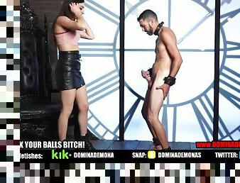 CBT Femdom Extreme Femdom Ballbusting Cruel Mistress