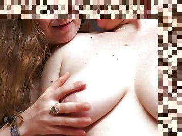 cul, gros-nichons, poilue, orgasme, chatte-pussy, amateur, lesbienne, doigtage, rousse, baisers