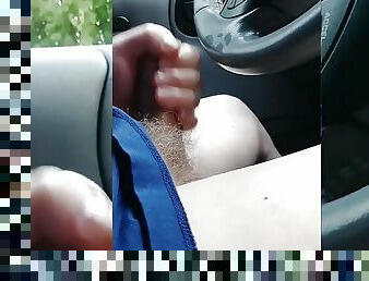 masturbation, en-plein-air, public, amateur, ejaculation-sur-le-corps, gay, cam, voyeur, joufflue, voiture