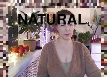 Big natural saggy tits mature webcam solo show