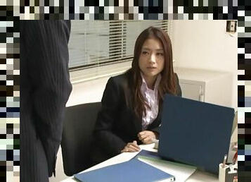 Japanese Office Girl Gets Fucked Hardcore