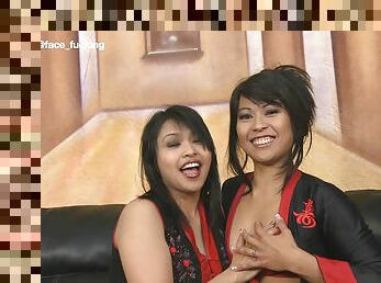 Asians Mika Tan and Max Mikita play