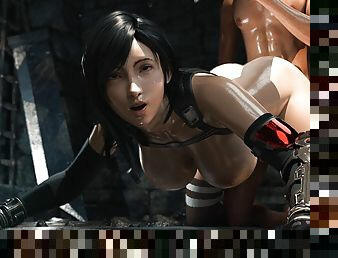 Intense fucking with Tifa, the hottest waifu in all of Final Fantasy (3D HENTAI PORN) by Ruria Raw