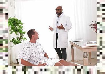 Ass sex with his doctor in premium bareback hard XXX