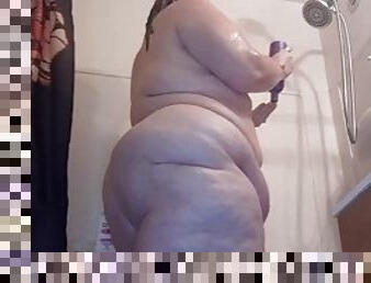 Ssbbw shower time