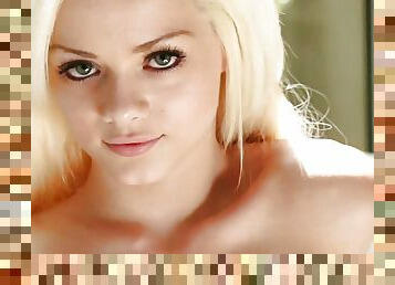 Petite cutie Elsa Jean takes some British cock and load