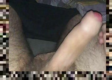 hairy teen wanking his uncut cock (CUMSHOT) tall_jay