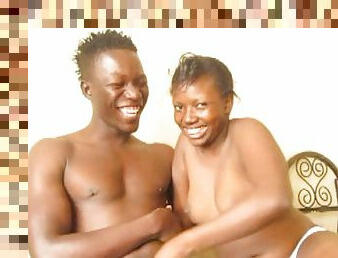 Cute Black Nigerian Couple Flirt Before Hardcore Fucking