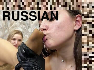 Russian teen lesbians foot fetish porn