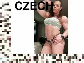 cul, amateur, mature, milf, point-de-vue, lutte, solo, tchèque, musclé