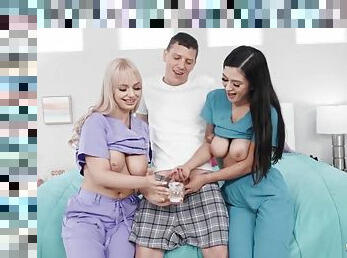 Jazlyn Ray, Jessica Starling And Jasmine Wilde In Hot Nurses Get Gooey