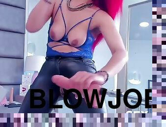 Blowjob fucking machine