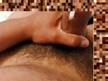 Cumshot latino uncut