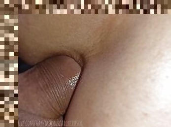 Hot fuck without a condom absorbing daddy's big cock !!! Hot ????????????