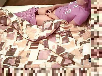 Moms morning masturbation. Hidden camera in her bedroom.