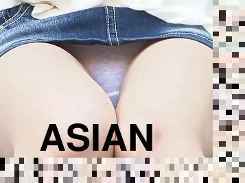 Asian girl in white panties make me horny
