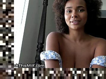 Horny black bimbo Alina Ali crazy sex video